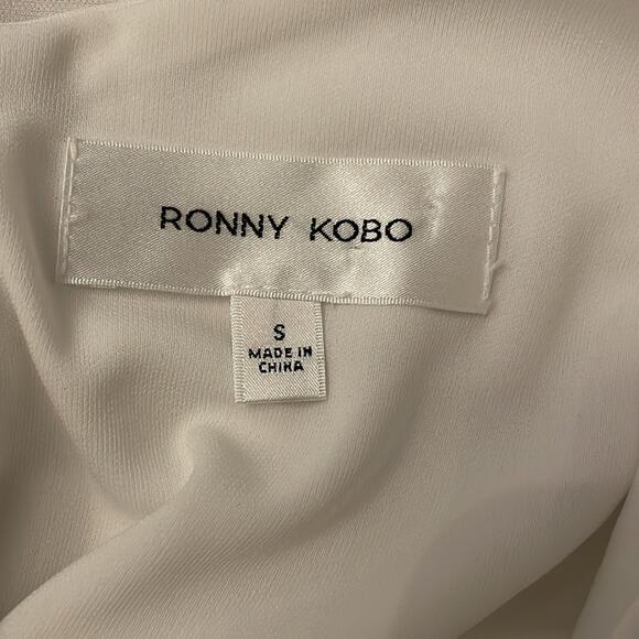 Ronny Kobo X Free People White Backless Gown Small - Picture 5 of 14